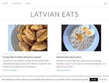 Tablet Screenshot of latvianeats.com